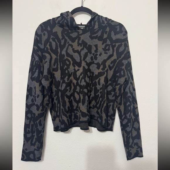Anthropologie Kasia Leopard Print Hoodie Small - Picture 7 of 13